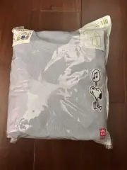 PEANUTS Snoopy m16 Uniqlo Long Sleeve Pajamas Fleece 110