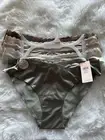 DANSKIN 5 Pack NO SHOW V-Front Panties LARGE Underwear Plain Solid Colors New