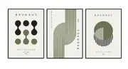 [Namly Design] Bauhaus Art Wall Poster - Set of 3