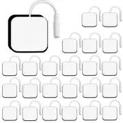 24PCS TENS Unit Replacement Pads 2X2, Latex Free Electrodes Compatible with T...