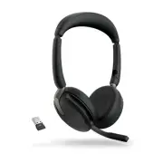 Jabra Evolve2 65 Flex UC Stereo Bluetooth Headset, Link380a USB-A Dongle AU