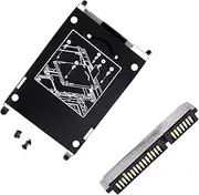 SATA Hard Drive Interposer Connector w/ 2.5" HDD Caddy Bracket Tray Replacement for HP Elitebook 2570P 2560P 2170P