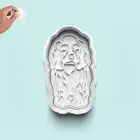 Cute Cocker Spaniel Puppy Dog Cookie Fondant Cutter Embosser + Handle