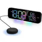 Vibrating Clock with Super Loud Alarm and Bed Shaking Vibrator. Various8543