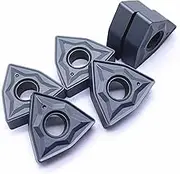 WNMG080404 NN LI10 Carbide Inserts Lathe Cutter Turning Tool CNC Machine Cutting Tools Tungsten Carb WNMG080408 NN LT10 Turning Tool(WNMG080404 NN LI10)