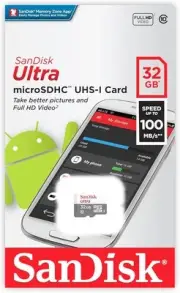 SanDisk Ultra 32 GB Micro SD Class 10 microSDHC Memory Card