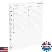 11-Disc Undated Daily Plan Paper Refill, 120 GSM, 50 Sheets (100 Pages/Days),