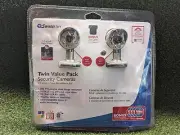 Swann DIY Security Cameras Home/Office Twin Value Pack with cables New sealed