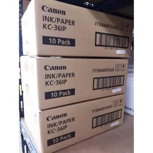 Canon KC-36IP 信用卡2x3尺寸 36張 相片紙 含墨盒 適用 CP1200 CP1300 CP1500