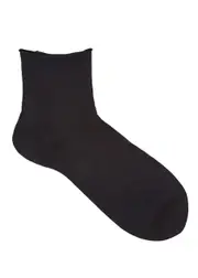 Falke Cotton Touch Fine-knit Cotton Blend Socks - Black - 1 1