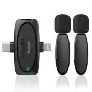 Ulanzi V6 Pin Microphone, Wireless Microphone, Microphone for Android & iPhone,