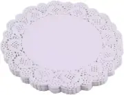 White Lace Paper Doilies - 10 Inch round Paper Doilies - Disposable Paper Placem