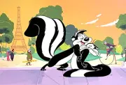 Pepe Le Pew Skunk Penelope PussyCat Metal Magnet 2.5 x 4 inches 8711