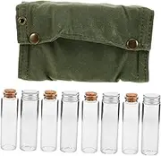 BESPORTBLE BBQ Seasoning Container Outdoor Seasoning Bottle Set Storage Bag for Camping Travel BBQ
