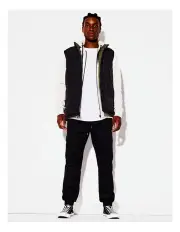 [Kenji] Cady Cargo Jogger Pant in Black