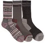 [MUK LUKS] Men's Crew Hike Heat Retainer Socks (3 Pack)
