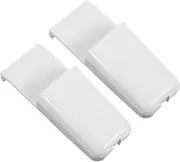 ORFOFE 2pcs Rice Cooker Spoon Rack Easy to Clean and Install Plastic Scoop Hook Holder Kitchen Spoon Rest for Multiple Rice Cooker Brands