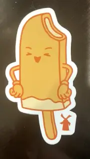 Dutch Bros Sticker August 2022 Adorable Orange Creamsicle Next Level Chill