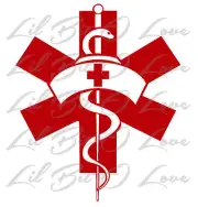 Fits Yeti RTIC Sized Nurse Symbols Vinyl Decal Caduceus & Cap Medical Decal