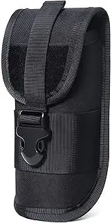 MOLLE Glasses Pouch Outdoor Durable Tactical Pouch Sunglasses Case Army Style Flashlight Pouch with Buckle