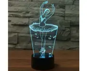 3D Optical Illusion Lamp LED Night Light, Optical Illusions Night Lamp 7 Colors Touch Bedside Lamp Bedroom Table Art Deco Child Night Light