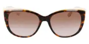 Draper James DJ7036 Sunglasses Women Tortoise Ivory Cat Eye 57mm New & Authentic