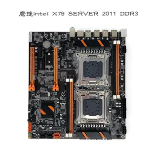 ✫鷹捷雙路X79 sever 2011 DDR3服務器遊戲多開支持e5-2660 26