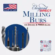 PM7 Milling Burs for Zirconia & PMMA milling CAD CAM from Elegant Dental
