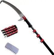Telescopic Pole Saw, Extendable Telescoping Landscaping Pole Saw, Used for Pruning Branches and Leaves High-Altitude Fruit Tree Branch Saw,7.2m
