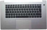 Laptop PalmRest&Keyboard for Huawei MateBook B3-520 BDZ-WFH9A BDZ-WDH9A BDZ-WDI9A Silver Top Case Italian IT Black Keyboard with Touchpad