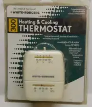 White Rodgers 300 Heating & Cooling Thermostat New NIP