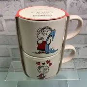 Vintage Hallmark PEANUTS Linus & Sally Mug 2 Piece Set NEW