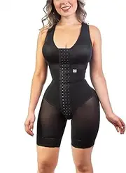 [Generic] Women's Shapewear Hook and Eye Closure Adjustable Breast Support Tummy Control Bodysuit Bodyshaper