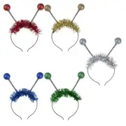 Glow In The Dark Alien Designs Headband With Fun Spring Balls Headpiece For Kids