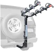 Allen Sports Premier Hitch Mounted 4-Bike Carrier for Vehicles with External Spare Tires, Model S645