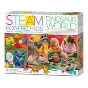 4M Steam Powered Kids Dinosaur World Educational Kids/Toddler Activity Toy 5y+