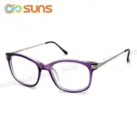 在飛比找momo購物網優惠-【SUNS】老花眼鏡 簡約紫細框 時尚新潮流精品輕巧老花 佩