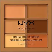NYX PROFESSIONAL MAKEUP Conceal Correct Contour Palette, Deep, 0.05 Ounce