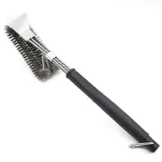 Bbq Grill Scrubber Barbecue Cleaning Tool Stainless Steel Wire Brush Cleaner