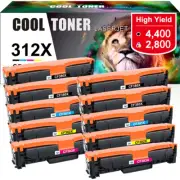 10x Compatible With HP 312A CF380A - CF383A LaserJet Pro MFP M476nw M476dn Toner