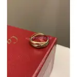 CARTIER 卡地亞 TRINITY 戒指 經典款 18K玫瑰金/金色/銀色 戒指 B4052700女款