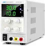 DC Power Supply,30V 10A Variable Bench Lab Power Supply Switching 3-Digital Display Single-Output 220V, with Alligator Leads, AU Power Cord,Repairing Phones, Electronics,DIY,Test