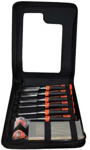 Bahco 434-S6-ZC - Chisel Set - Split Proof- 6 Piece Nylon Case