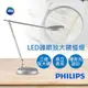 下單送！多用途環扣USB風扇 HUF－05HP020【飛利浦PHILIPS】LED護眼放大鏡檯燈 PD039