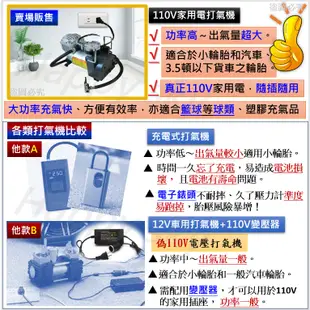 大功率 110V電動打氣機 110V家用打氣機 家用電動打氣機 車用電動打氣機 充氣機 非- 小米 米家 米其林 打氣機