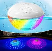 Floating Pool Speaker, Dynamic RGB Color Changing Bluetooth Pool Speaker