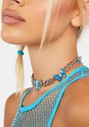 Winning Highlights Butterfly Choker