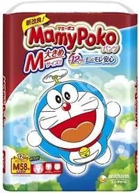 在飛比找樂天市場購物網優惠-佑育生活館 《MamyPoko》紅哆啦a夢 增量版 拉拉褲 