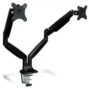 Mount-It! Height Adjustable Dual Monitor Desk Mount Arms for 13" to 32" Monitors