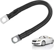 Marine Battery Cables | 2 AWG Battery Cable, Battery Cables with Terminals | Positive/Negative Power Connector for RV Solar Motorcycle Boats Marine Car, Black/Red Borato